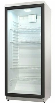 Холодильна вітрина Snaige, 145x60х60, 290л, полок - 4, зон - 1, бут-126, 1дв., ST, білий (CD290-1008) CD290-1008 фото