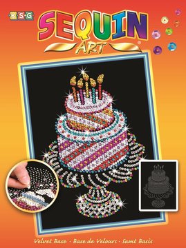 Набор для творчества Sequin Art ORANGE Праздничный торт SA1506 - Уцінка SA1506 фото