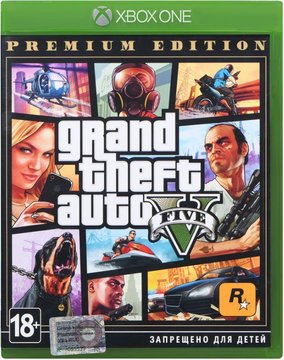Програмний продукт на BD диску Grand Theft Auto V Premium Online Edition [Xbox One, Blu-Ray диск] 5026555360005 фото