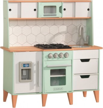 Детская кухня KidKraft Mid-Century Modern с системой легкой уборки EZ Kraft Assembly (53432) 53432 фото