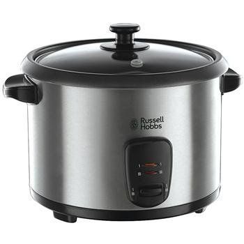 Рисоварка Russell Hobbs Cook&Home, чаша-1.8л, электронное управл., нерж. сталь, черный - Уценка 19750-56 фото