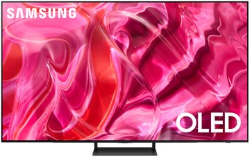 Телевізор 55" Samsung OLED 4K UHD 120Hz(144Hz) Smart Tizen Titan-Black (QE55S90CAUXUA) QE55S90CAUXUA фото