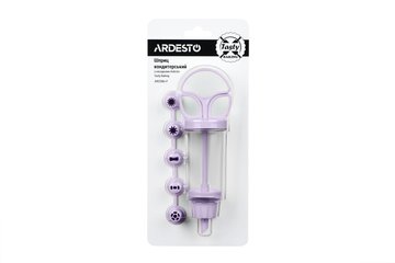 Шприц кондитерский с насадками Ardesto Tasty baking, лиловый, пластик (AR2306LP) AR2306LP фото