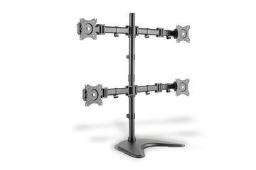 Кріплення DIGITUS Quad Monitor Stand/Clamp, 15-27", з нахилом, поворотом (DA-90364) DA-90364 фото