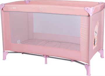 Кровать-манеж детская FreeON Travel Love Pink (44312) 44312 фото