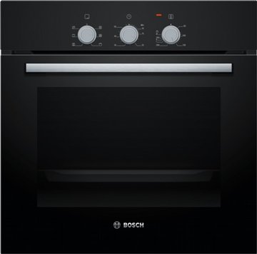 Духовой шкаф Bosch электрический, 66л, A, конвекция, черный HBF011BA0Q фото