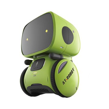 Інтерактивний робот із голосовим керуванням – AT-ROBOT (зелений, озвуч.укр.) 100003 фото