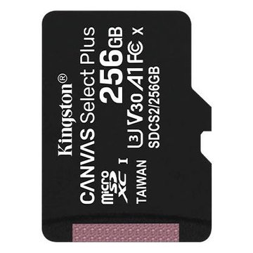 Карта памяти Kingston microSD 256GB C10 UHS-I R100/W85MB/s (SDCS2/256GBSP) SDCS2/256GBSP фото