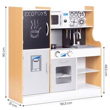 Дерев'яна ігрова кухня Ecotoys MOOD зі звуковими та світловими ефектами TL053001 фото