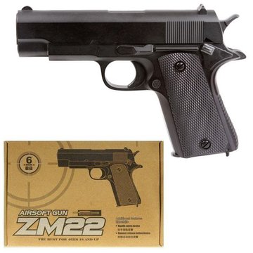 Дитячий пістолет ZM22 металевий ZM22 фото