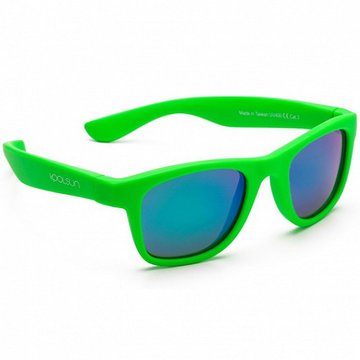 Детские солнцезащитные очки Koolsun неоново-зеленые серии Wave (Размер: 1+) KS-WANG001 KS-WABA001 фото