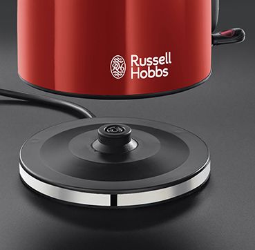 Електрочайник Russell Hobbs Colours Plus, 1.7л, метал , червоно-чорний (20412-70) 20412-70 фото
