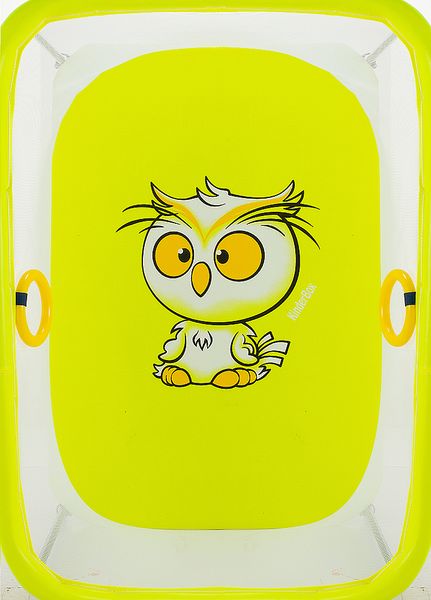 Манеж Qvatro Солнышко-02 мелкая сетка желтый (owl) (624976) BR-624976 фото