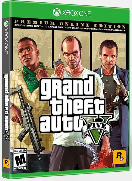 Программный продукт на BD диска Grand Theft Auto V Premium Online Edition [Xbox One, Blu-Ray диск] 5026555360005 фото