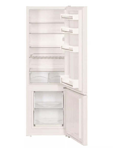 Холодильник Liebherr з нижн. мороз., 161x55x63, холод.відд.-212л, мороз.відд.-53л, 2 дв., A++, NF, білий - Уцінка CU2831 фото