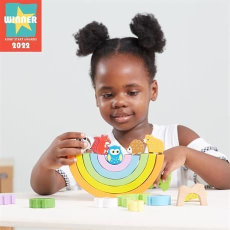 Деревянная игра-баланс Viga Toys Радуга (44590) 44590 фото