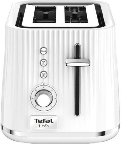 Тостер Tefal LOFT, 850Вт, пластик, білий (TT761138) TT761138 фото