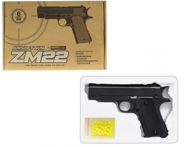 Детский пистолет ZM22 металлический ZM22 фото