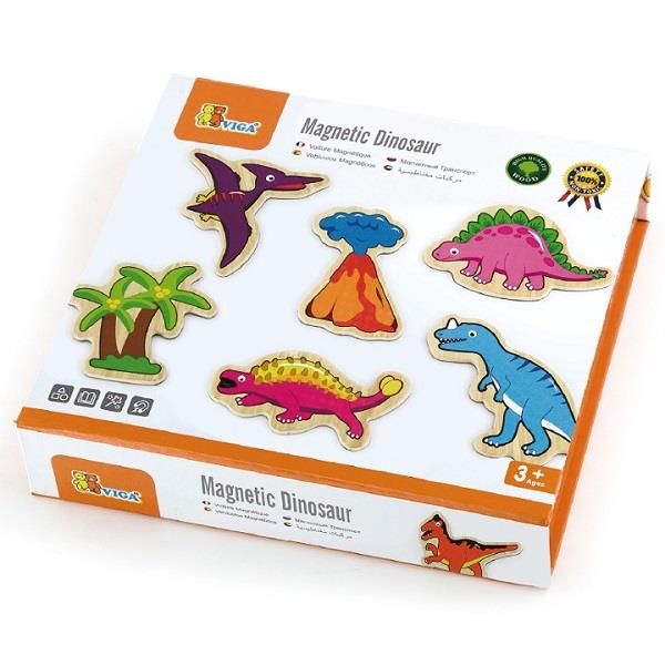 Набор магнитов Viga Toys Динозавры, 20 шт. (50289) 50289 фото