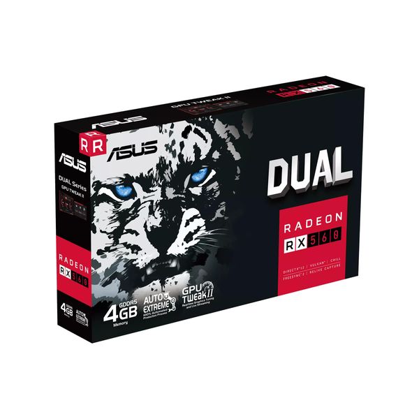Відеокарта ASUS Radeon RX 560 4GB DDR5 DUAL DUAL-RX560-4G - Уцінка 90YV0HG0-M0NA00 фото