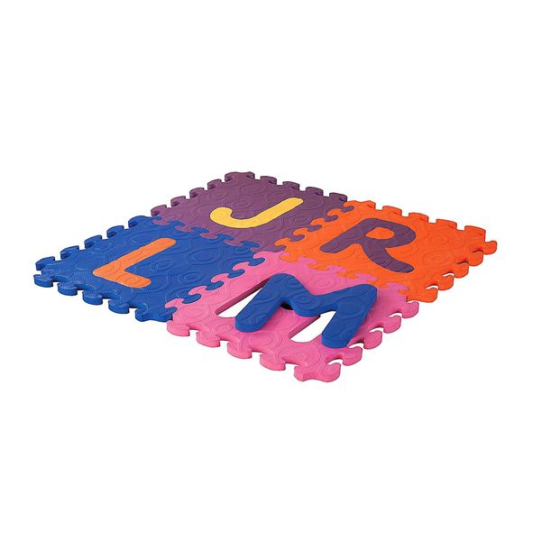 Дитячий розвиваючий килимок-пазл - ABC (140х140 см, 26 квадратів) BX1210Z фото