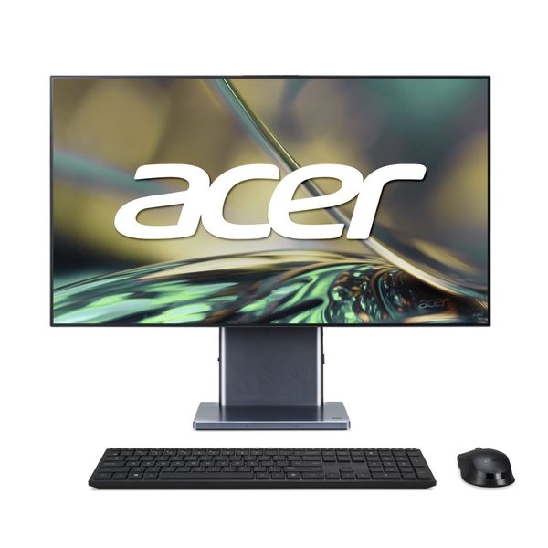 Персональный компьютер моноблок Acer Aspire S27-1755 27" QHD, Intel i5-1240P, 16GB, F512GB, UMA, WiFi, кл+м, Lin, черный DQ.BKDME.002 фото