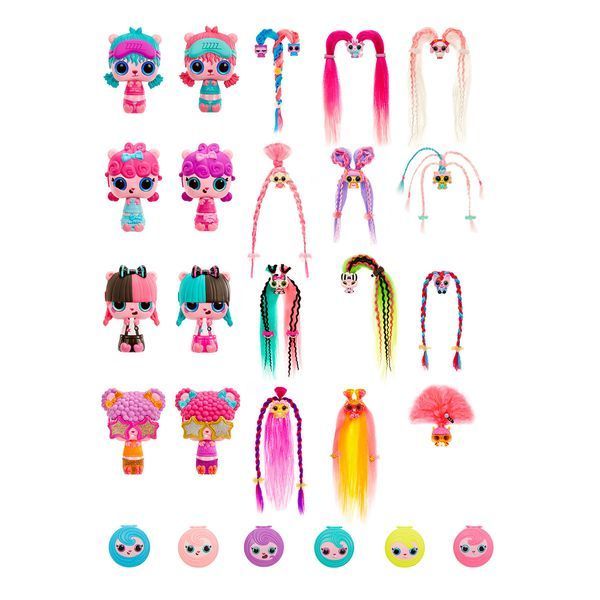 Игровой набор POP POP HAIR SURPRISE &ndash; МОДНАЯ ПРИЧЕСКА (с расческой и питомцем, в дисплее) (561873) 561873 фото