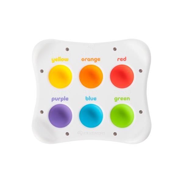 Іграшка-антистрес Fat Brain Toys Dimpl Duo Брайль Колір Форма Назва (FA208-1) FA208-1 фото