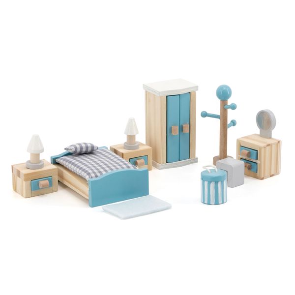Деревянная мебель для кукол Viga Toys PolarB Спальня (44035) 44035 фото
