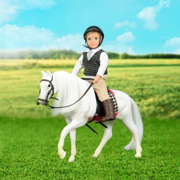 Игровая фигура-Белая лошадь Камарилло LORI LO38000Z LO38000Z фото