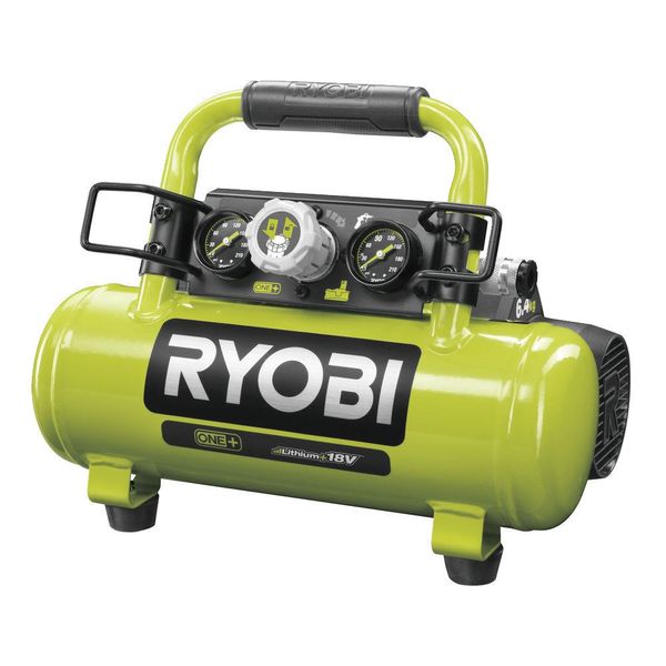 Компрессор аккумуляторный Ryobi R18AC-0 4л, 18В ONE+, 8.3 бар, 15л/мин (без АКБ и ЗУ) 5133004540 фото