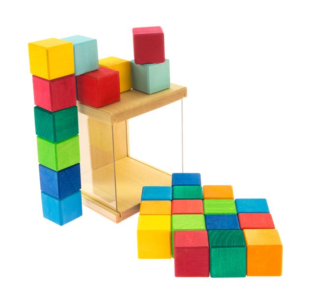 Конструктор дерев'яний-Кубики (27 ел.) Nic NIC523303 - Уцінка NIC523303 фото