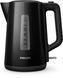 Електрочайник Philips Series 3000, 1.7л, пластик, чорний (HD9318/20)