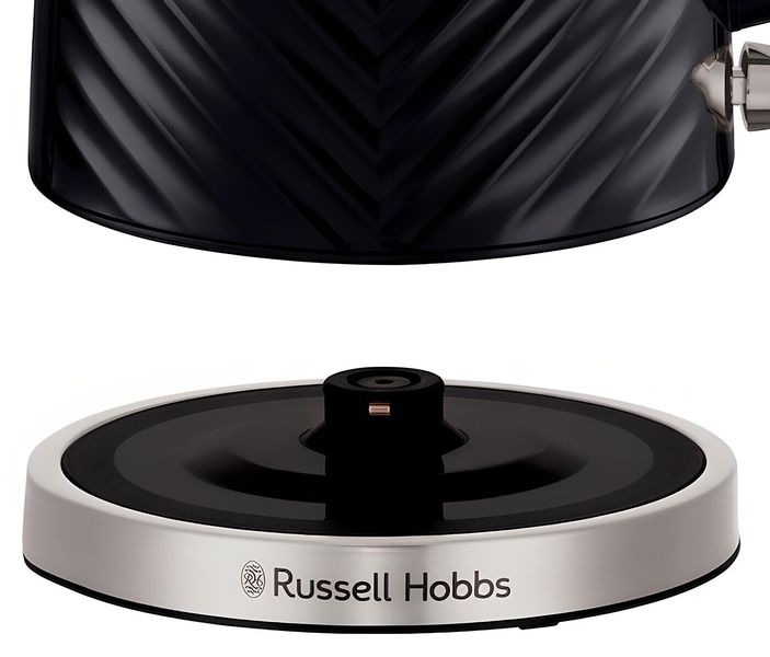 Електрочайник Russell Hobbs Groove Black, 1.7л, пластик, Strix, чорний (26380-70) 26380-70 фото