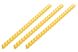 Пластикові пружини для біндера 2E, 19мм, жовті, 100шт (2E-PL19-100YL)