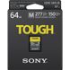 Карта памяти Sony 64GB SDXC C10 UHS-II U3 ​​V60 R277 / W150MB / s Tough (SFM64T.SYM)