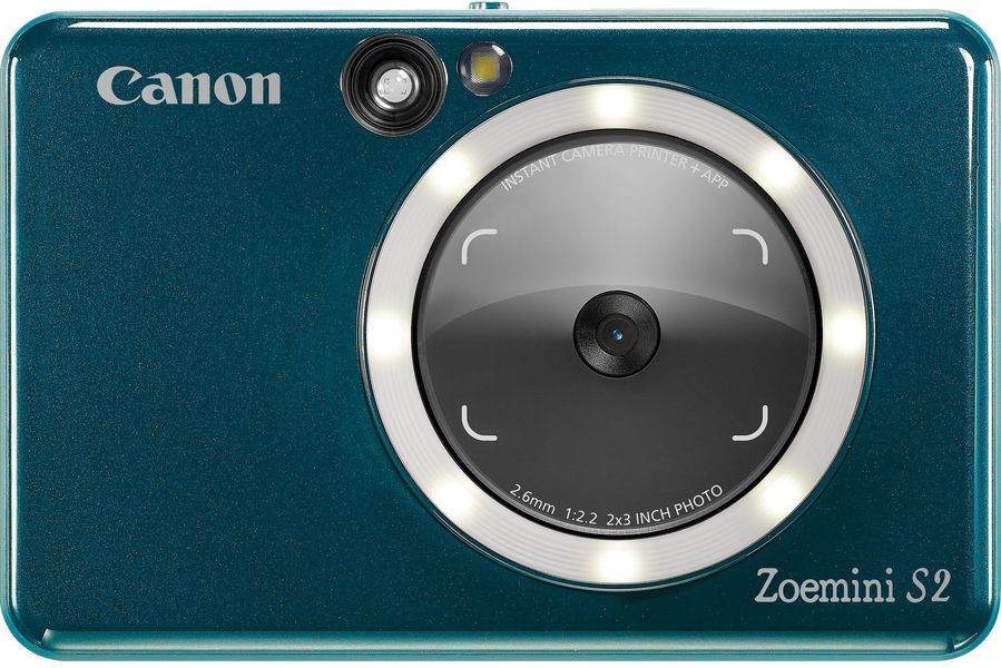 Портативна камера-принтер Canon ZOEMINI S2 ZV223 Green (4519C008) 4519C фото