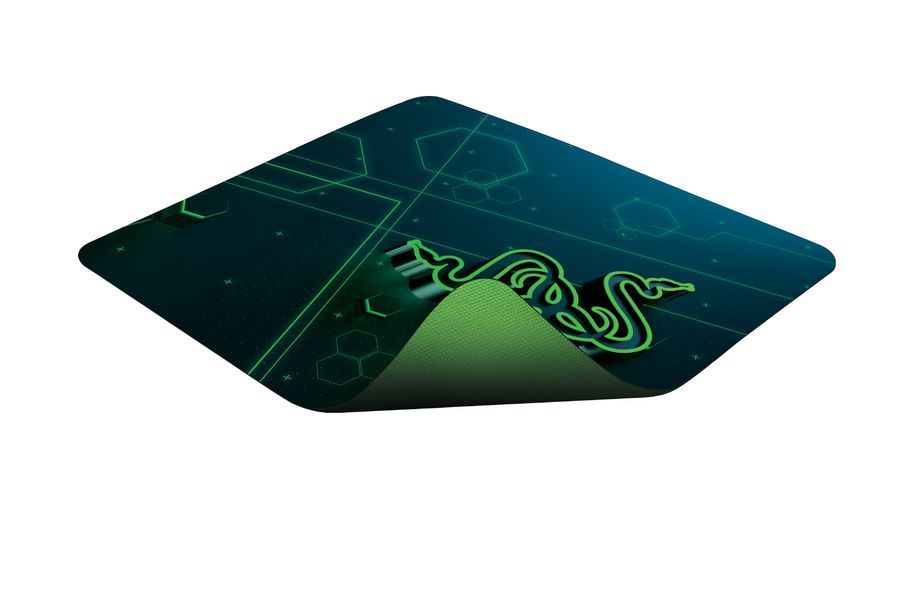 Ігрова поверхня Razer Goliathus Mobile S (215x270x1.5мм), чорно-зелений (RZ02-01820200-R3M1) RZ02-01820200-R3M1 фото