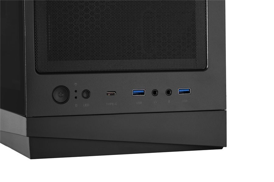 Корпус 2E Gaming Infinity G205А, без БП, 2xUSB 3.0, 1xUSB Type-C, 1x120mm ARGB, 2x120mm, ARGB strip, TG Side Panel, ATX, черный (2E-G205A) 2E-G205A фото