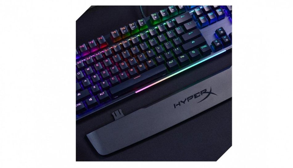 Клавиатура HyperX Alloy MKW100 TTC Red USB RGB ENG/RU, Black (4P5E1AX) 4P5E1AX фото