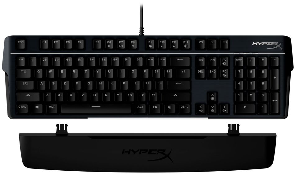 Клавиатура HyperX Alloy MKW100 TTC Red USB RGB ENG/RU, Black (4P5E1AX) 4P5E1AX фото