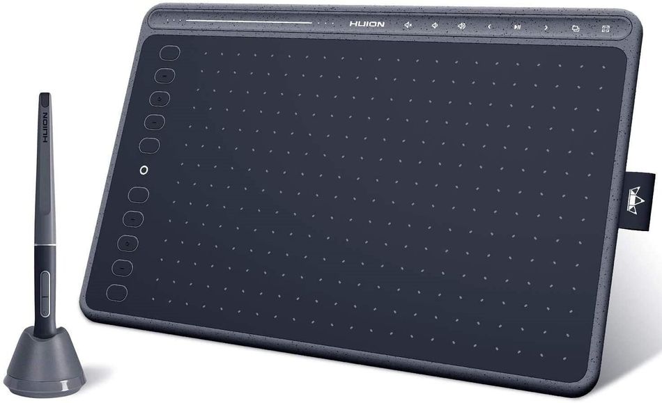 Графічний планшет Huion 10"x6.35" HS611 USB-C,сірий HS611SG_HUION фото