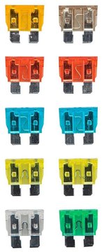 Набор автомобильных предохранителей Neo Tools, 11мм, 5-30А, 10шт (11-991) 11-991 фото