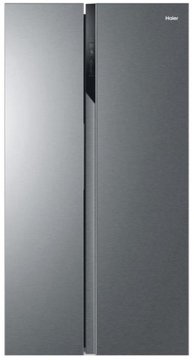 Холодильник Haier SBS, 177.5x90.8х64.7, холод.відд.-337л, мороз.відд.-177л, 2дв., А++, NF, інв., дисплей, cріблястий HSR3918ENPG HSR3918ENPG фото