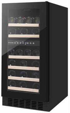 Холодильник Philco для вина, 86 х 38 х 57, холод.відд.-85л, зон - 2, бут-32, диспл, підсвітка, чорний PW32GD PW32GD фото