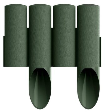 Газонное ограждение Cellfast 4 STANDARD, 10 секций по 235 мм, 2.3м, зеленый 34-042 - Уцінка 34-042 фото