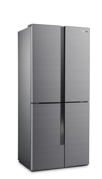 Холодильник SBS Gorenje, 182х64х80см, 4 двері, 265( 129)л, А+, ST, Інвертор , Зона св-ті, Внутр. Диспл, Нерж (NRM8181MX) NRM8181MX фото