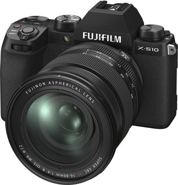 Цифр. фотокамера Fujifilm X-S10+ XF 16-80mm F4.0 Kit Black 16670077 фото