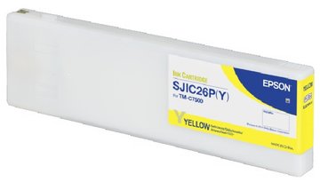 Картридж Epson SJIC26P принтера ColorWorks C7500 Yellow (C33S020621) C33S020621 фото
