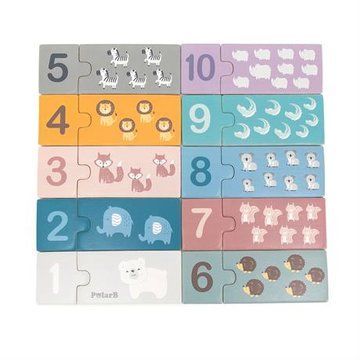 Пазл Viga Toys PolarB Числа и зверята (44071) 44071 фото